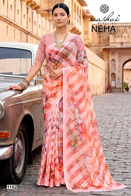 Kashvi neha vol 11 saree for wholesale  - wholesale export